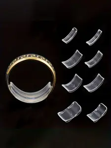 8-Piece Adjustable Ring Sizer Set, Non-Slip Comfort Fit, Multiple Sizes for Loose Rings, Portable Jewelry Sizer, Fits All Finger Sizes