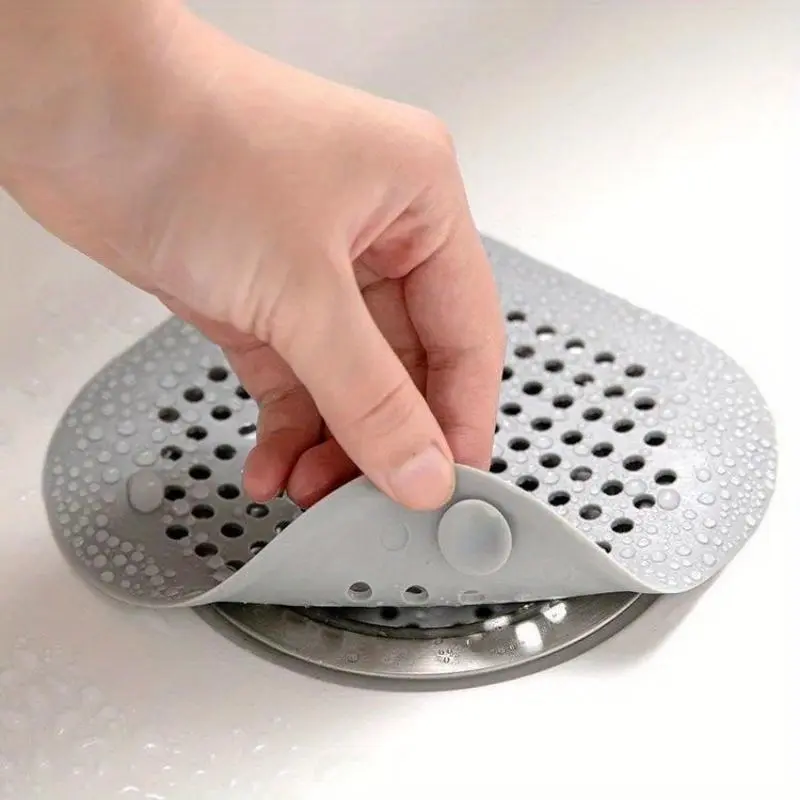 Hair Filter Sink Anti-blocking Strainer Bathtub Shower Floor Drain Stopper Strainer Sewer Outfall Filter Bathroom Accessories Anti Clogging Drainage