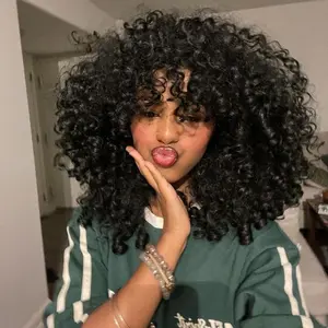 Alipearl Wig 250% Density Kinky Curly Glueless Wig 5x7 Lace Closure Wig Spiral Curl Pre Styled Human Hair Pre Bleached Knots