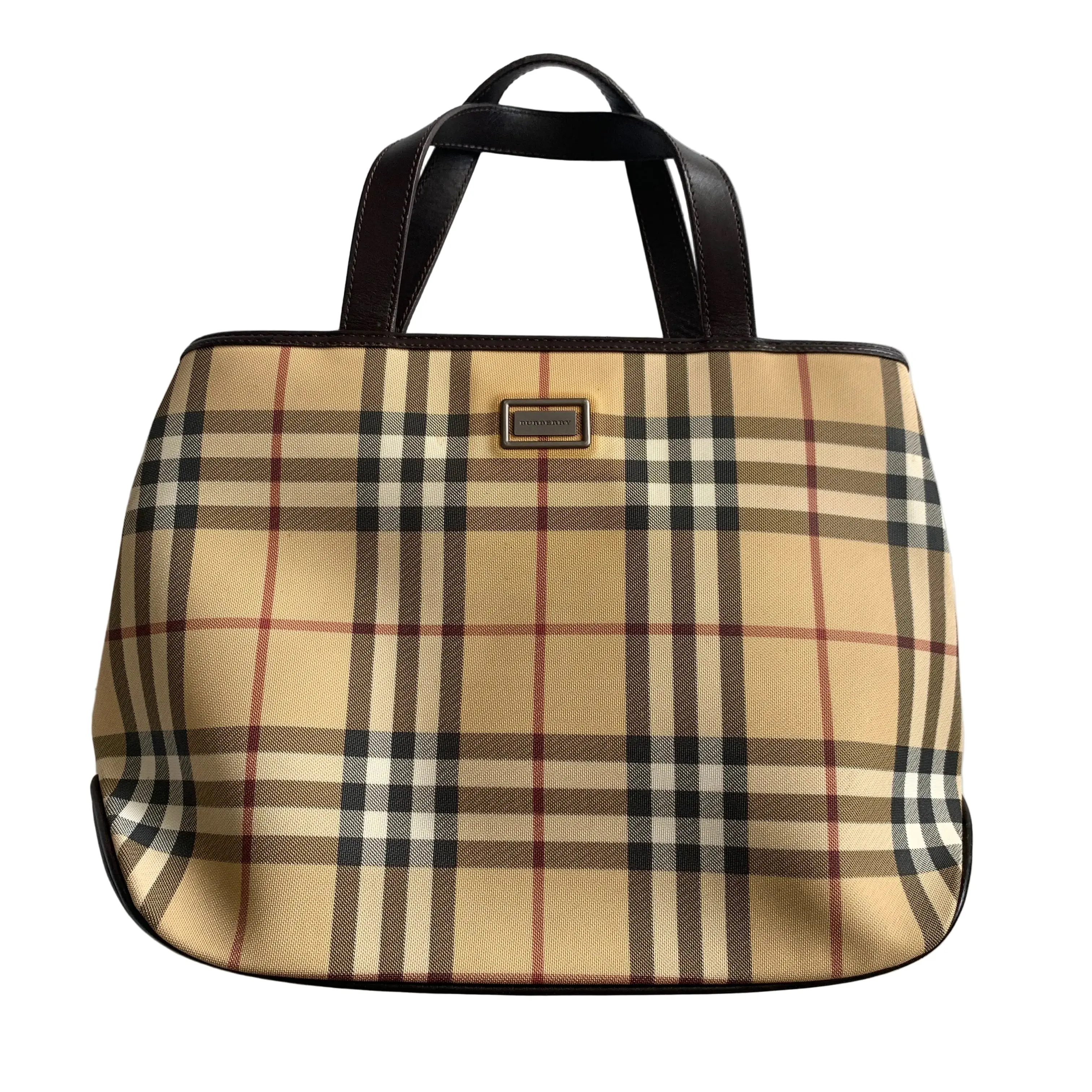 Pre-owned BURBERRY bag Tote Bags FINAL SALE NO RETURN NO CANCEL classic check tote authentic with coa