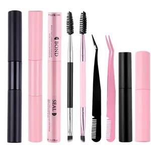 Segmented single-cluster false eyelashes - naturally and durably set, gentle and non-irritating, quick-drying adhesive for eyelashes, suitable for high-end makeup applications. Mascara Cosmetic Storage