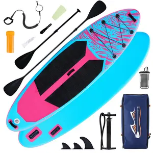 10.5ft Inflatable Paddle Board for Adults & Youth | 125.9"×32.6" Wide Stable SUP | Supports Up to 400 lbs | All Skill Levels | Non-Slip Deck & Full Kit for Water Fitness & Touring