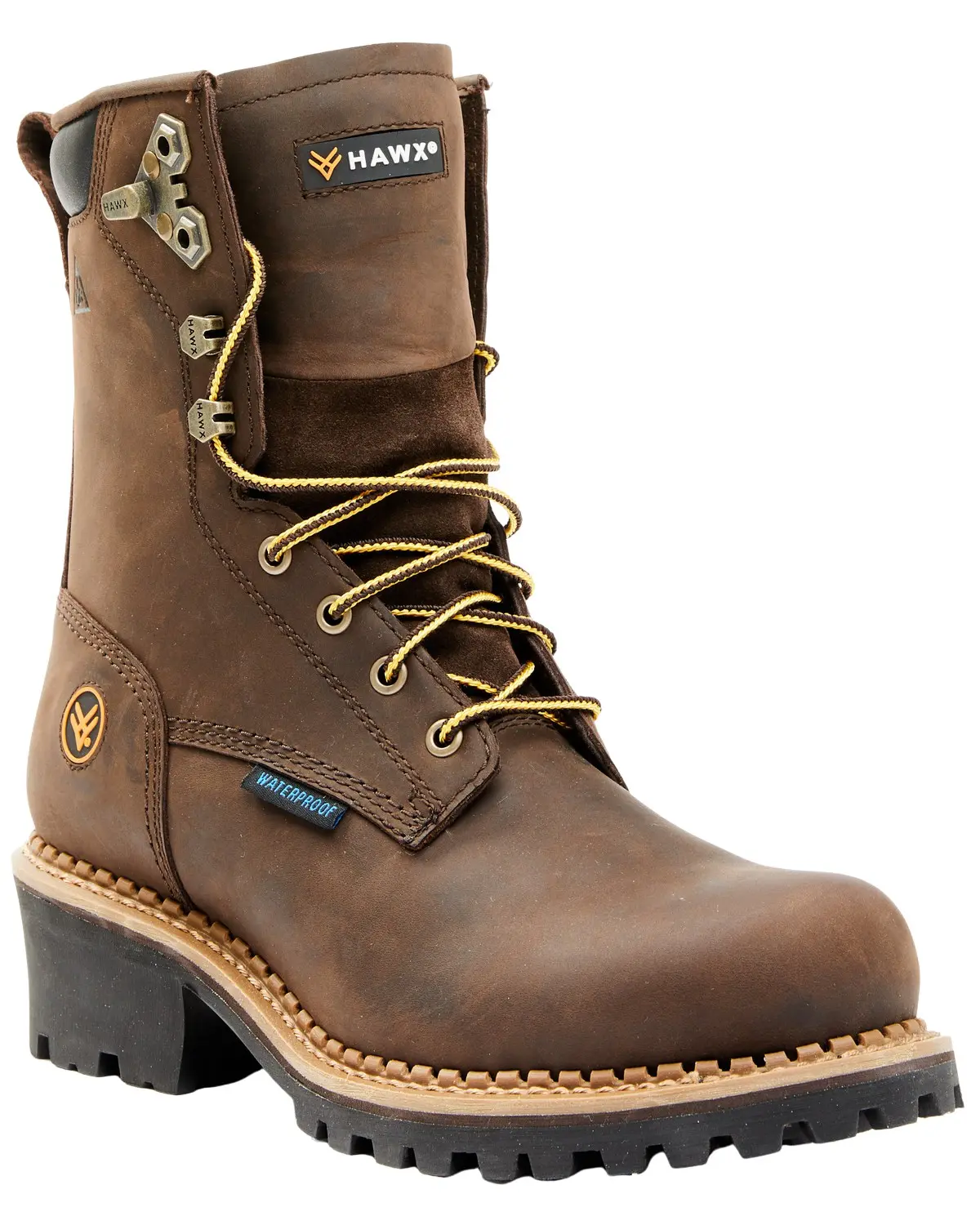 Hawx Men's Men'S 8" Waterproof Logger Boot Soft Toe - Bhx0wrpw134