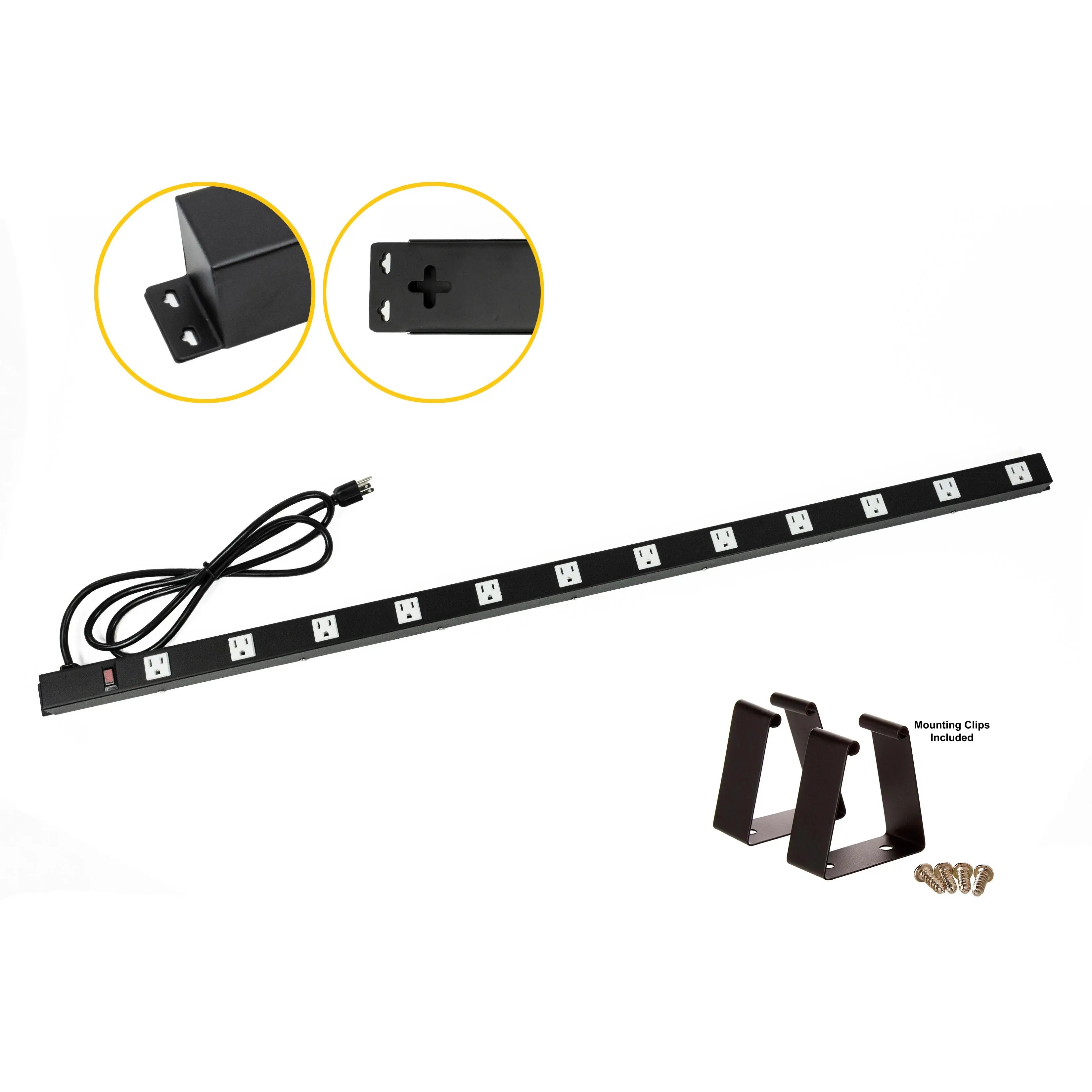 Opentron OT4126 Metal Surge Protector Power Strip