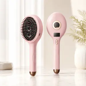 Electric Scalp Massager Brush with Red Light Therapy, Vibrating Hair Growth Comb, Essential Oil Mist Spray, Hair Care & Scalp Relaxation Brush