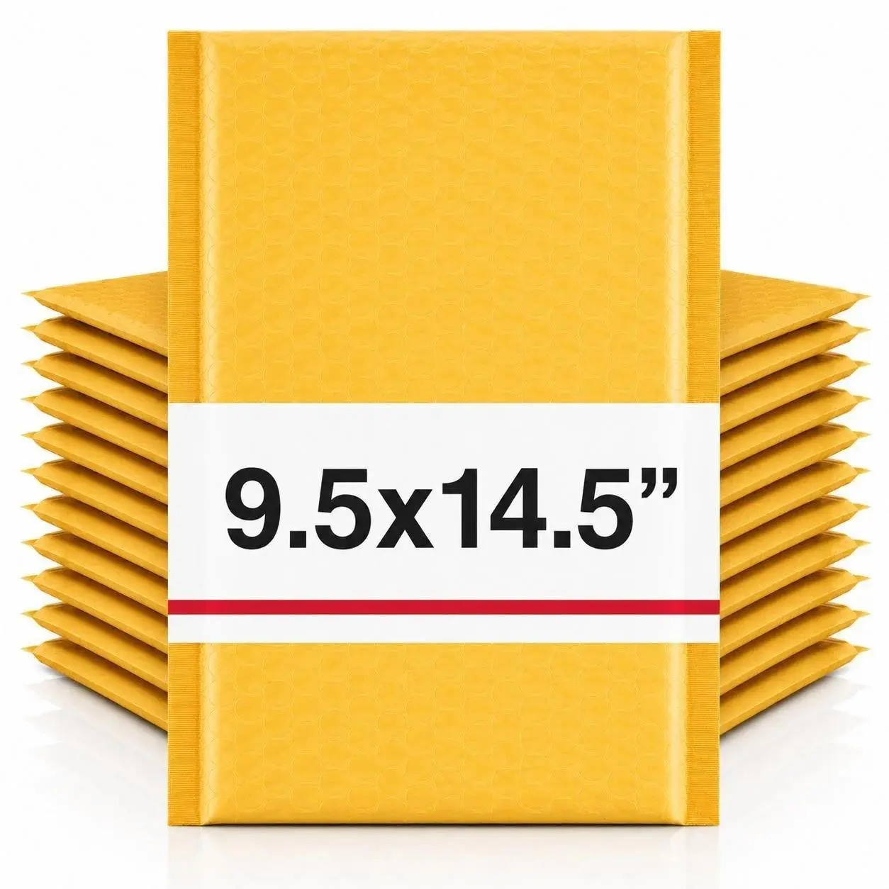 Kraft Cushioned Bubble Mailers, 9.5x14.5in Self-Seal Bags for Books, Online Sellers – Durable Padded Shipping Envelopes for Office Stationery & Small Business Needs