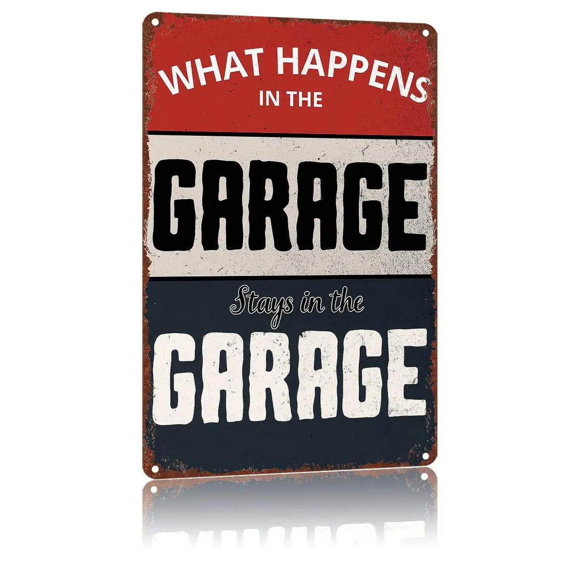 Vintage 8x12in Rectangle Aluminum Alloy Home Sign Plaque - "What Happens Here Stays Here" HD Printing, Weatherproof, Rust-Proof, Durable Hanging Decor, Home Supplies, Universal Indoor Gift for Private Spaces