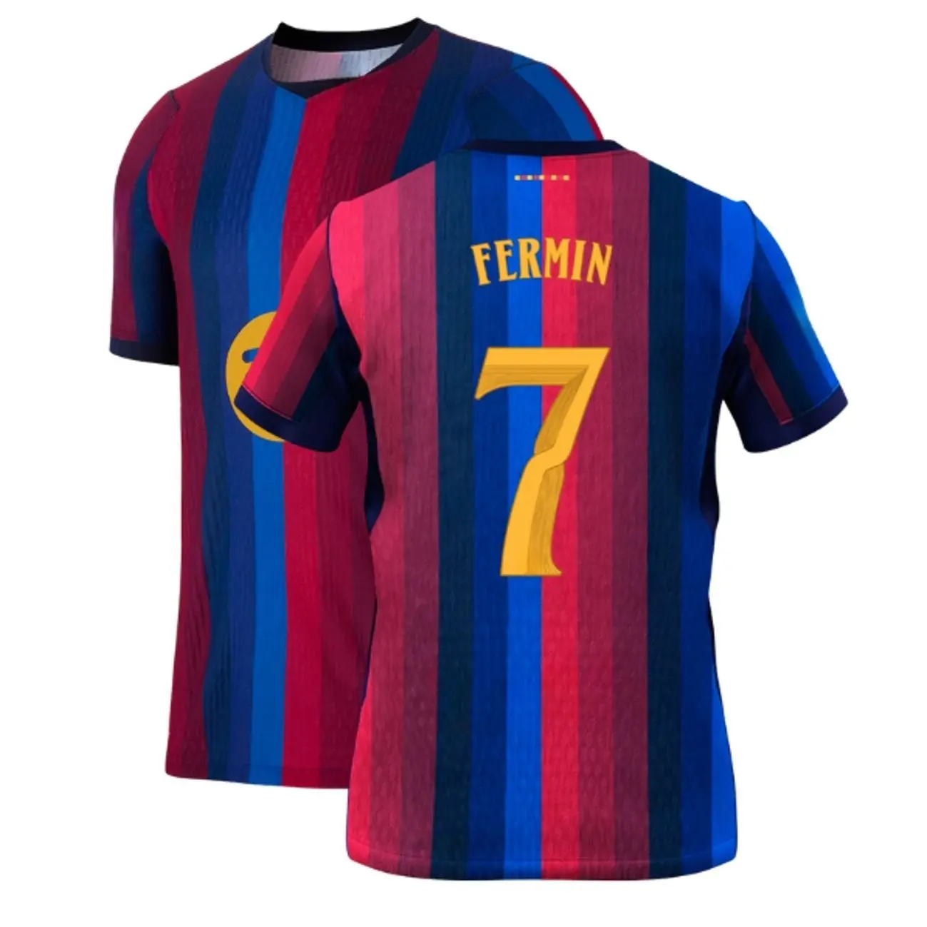 Unisex Collectible Sports Apparel Fermin 2026-2027 New Home Player Jersey - Spain League