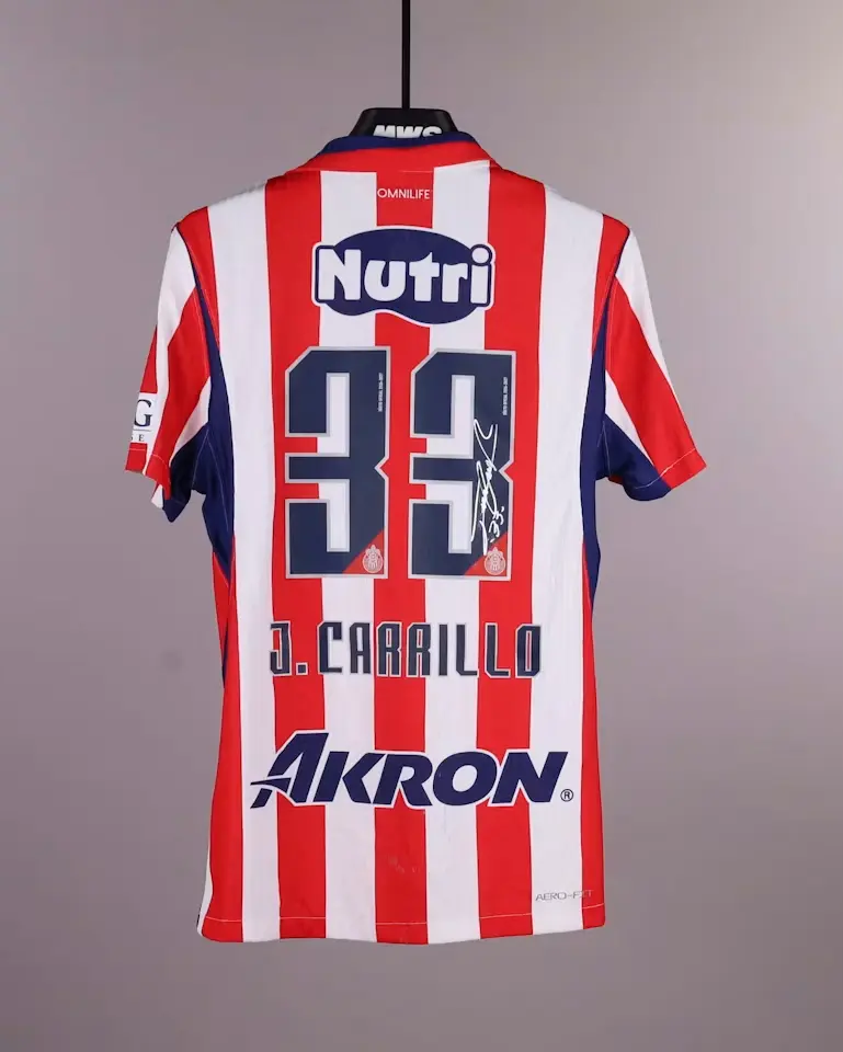 #33 Carrillo Chivas Red White Vintage Inspired Shirt, Retro Classic Design Apparel, Unisex Casual Top, Lightweight Comfortable Clothing, Trendy Everyday Streetwear, Gift For Friends And Family