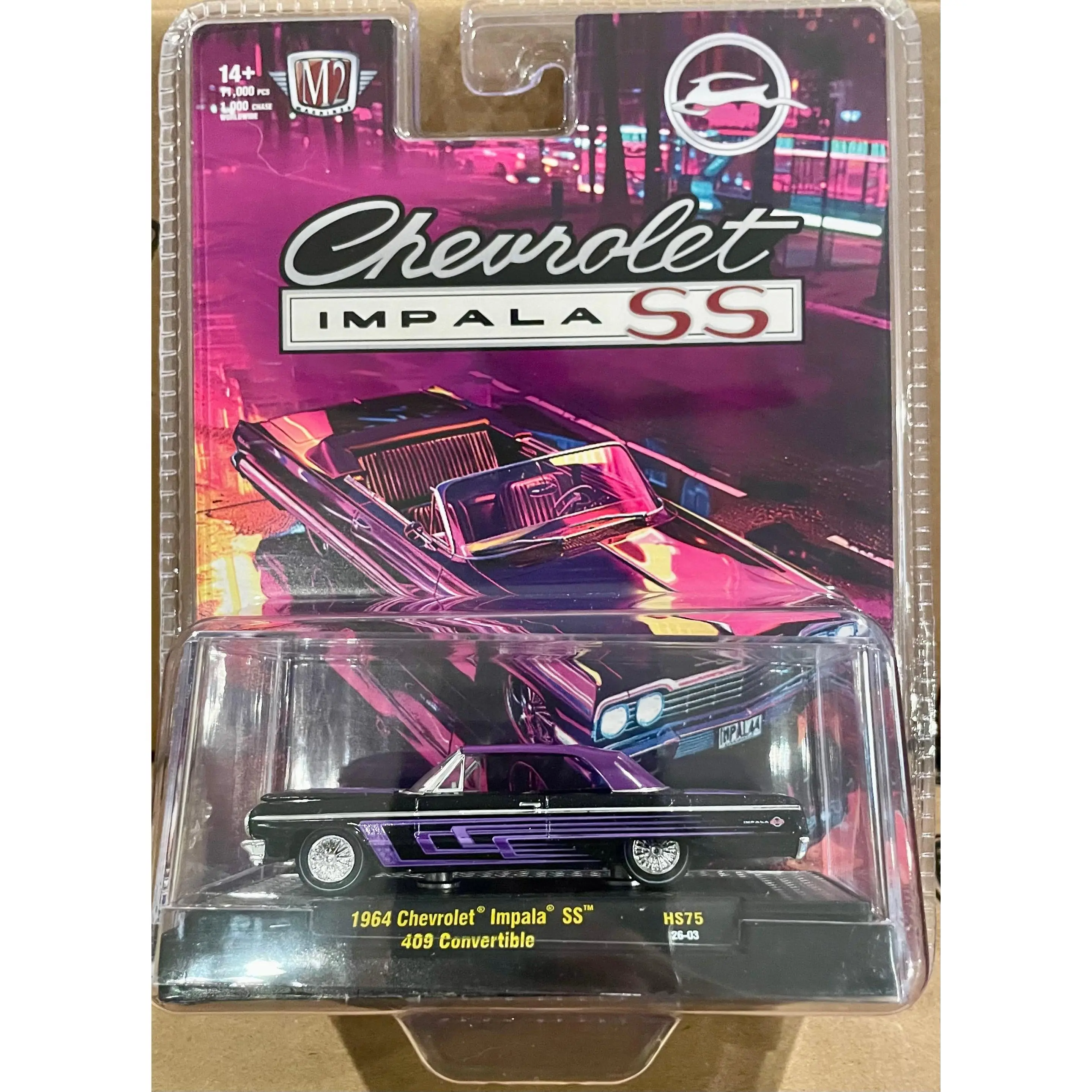 M2 1:64 Hobby Edition Chevy 1964 Impala SS 409 Lowriders