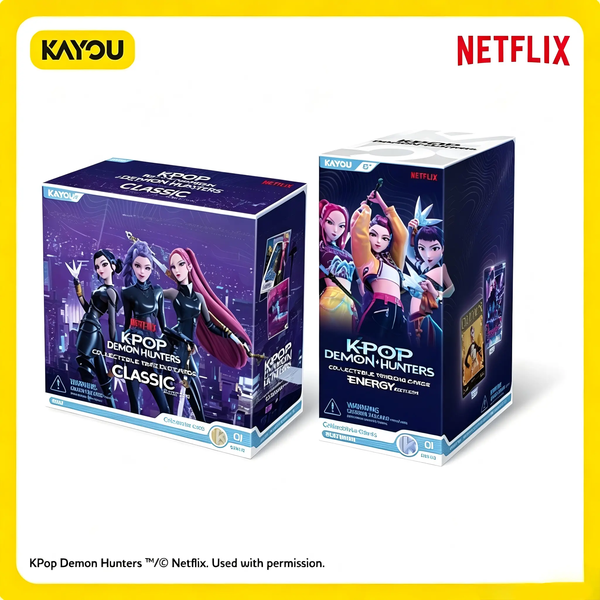 KAYOU KPop Demon Hunters Collectible Trading Cards Energy & Classic Edition Bundle Set KAYOU KPop Demon Hunters Collectible Trading Cards Energy & Classic Edition Bundle Set