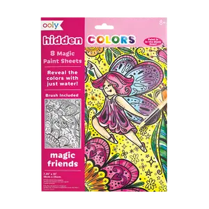 Hidden Colors Magic Paint Sheets - Magic Friends