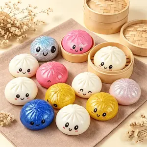 Expressive Big Dumpling Squishy - Blind Box,  Fidget Toy, Soft TPR Material, Stress Relief, Unboxing Surprise, Random Style per Pack.Valentine's Day and Easter gifts, suitable for adult to exchange gifts