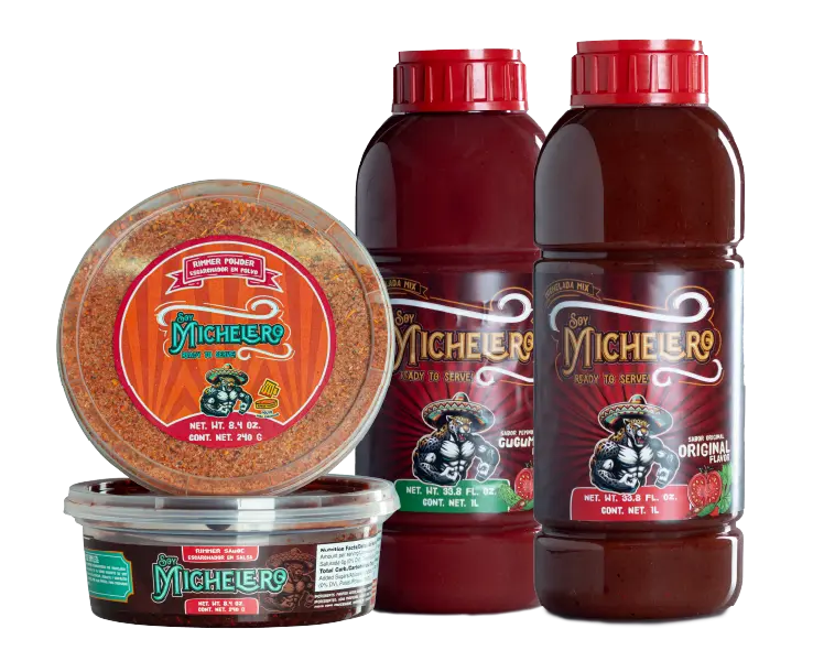 Michelada Mix Bundle — El dúo perfecto para tus micheladas. Disfruta nuestra mezcla Original tradicional y el toque refrescante de la versión Pepino. Incluye los escarchadores ideales para un auténtico sabor mexicano.