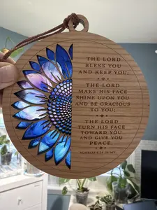 Blessing Numbers 6:24-26 NIV Suncatcher for Sunny Window
