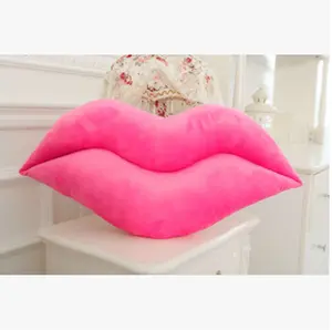 Creative plush big lips pillow