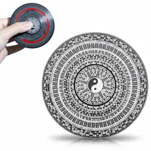 Feng Shui Bagua fingertop spinning top — Yin-Yang disc; quiet rotation; anxiety-relief focus toy; premium hotel-style home and office desktop decor
