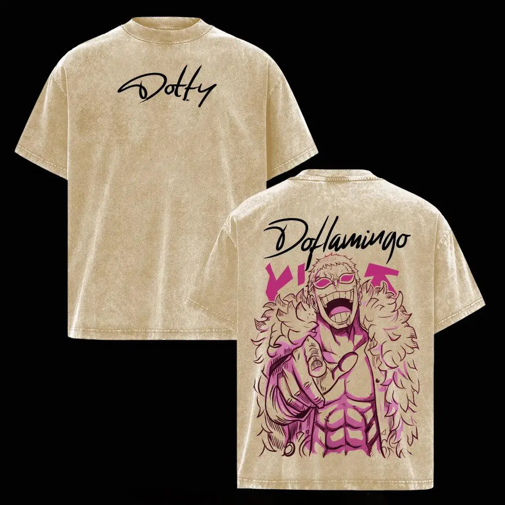 Washed T-shirt-Apricot