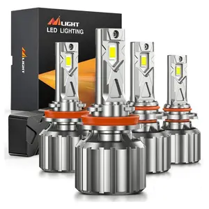 Nilight H11/H9/H8 9005/HB3 LED Headlight Bulbs FS1 Series | 4 BULBS Projector Headlamp  dealsforyoudays