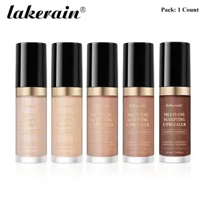 Long Lasting Waterproof Concealer, 1 Piece Natural Look Full Coverage Concealer Cream, Cosmetic Product for Women & Girls, Flawless Base Foundation, Contour, Makeup