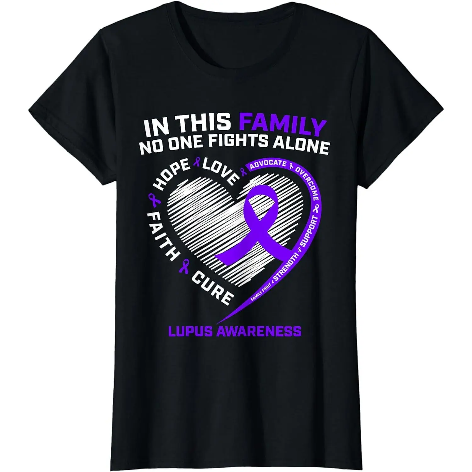 100% Cotton Lupus Shirts Women Men  Mom Dad Gifts Lupus Awareness T-Shirt