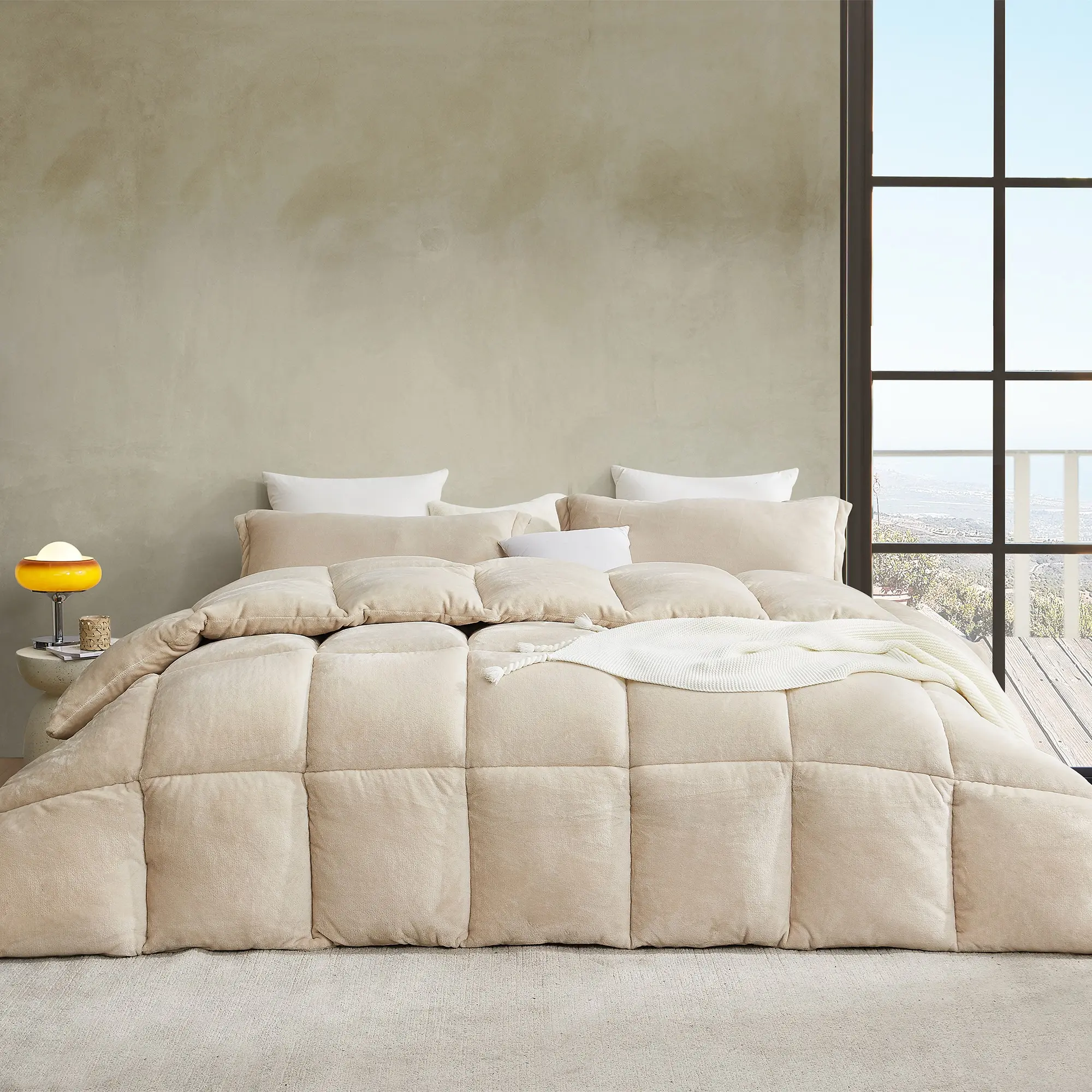 Thicker Than Thick - Coma Inducer Comforter - Down Alternative Ultra Plush Filling - Birch