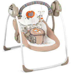 Baby Swings for Infants, Baby Swing Newborn, Baby Swing with Intelligent Music Vibration Box, Infant Swing Load Resistance: 6-25 lb, Applicable Object: 0-9 Months
