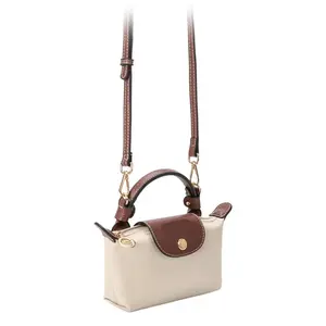 Mini Dumpling Bag, Large Size, Waterproof Fabric, High Capacity, Adjustable Shoulder Strap, Portable, Organized Storage, Secure