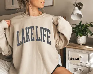 Lake Life Sweatshirt, Lake Crewneck, On The Lake Shirt, Travel Lover Outfit, Gift For Adventurer, Vacation & Camper Clothing, Camper Clothing