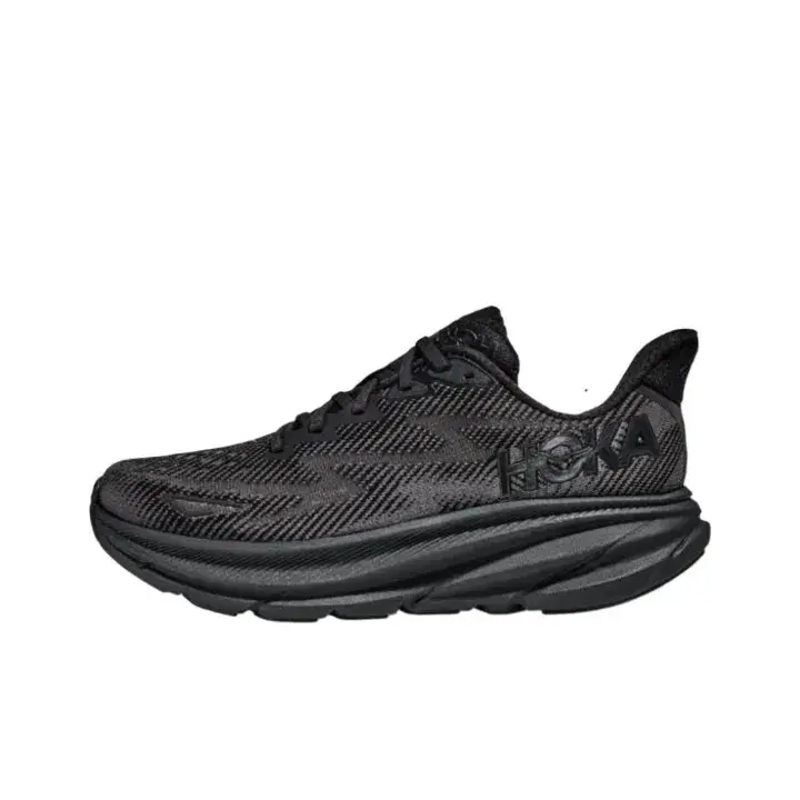 All Black Max Cushion Athletic Shoes, Unisex Lightweight Breathable Mesh Sneakers, Cloud-like Feel Shock Absorbing, Arch Support for All Day Standing Long Walks, Brand New With Original Shoe Box