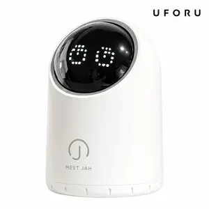 UFOUR Smart Sensor Mini Trash Can, Motion Activated Desktop Waste Bin with Cute LED Face, Compact White Trash Bin for Office Desk, Dresser, Nightstand, Bathroom Counter  #SummerWins#dealsforyou