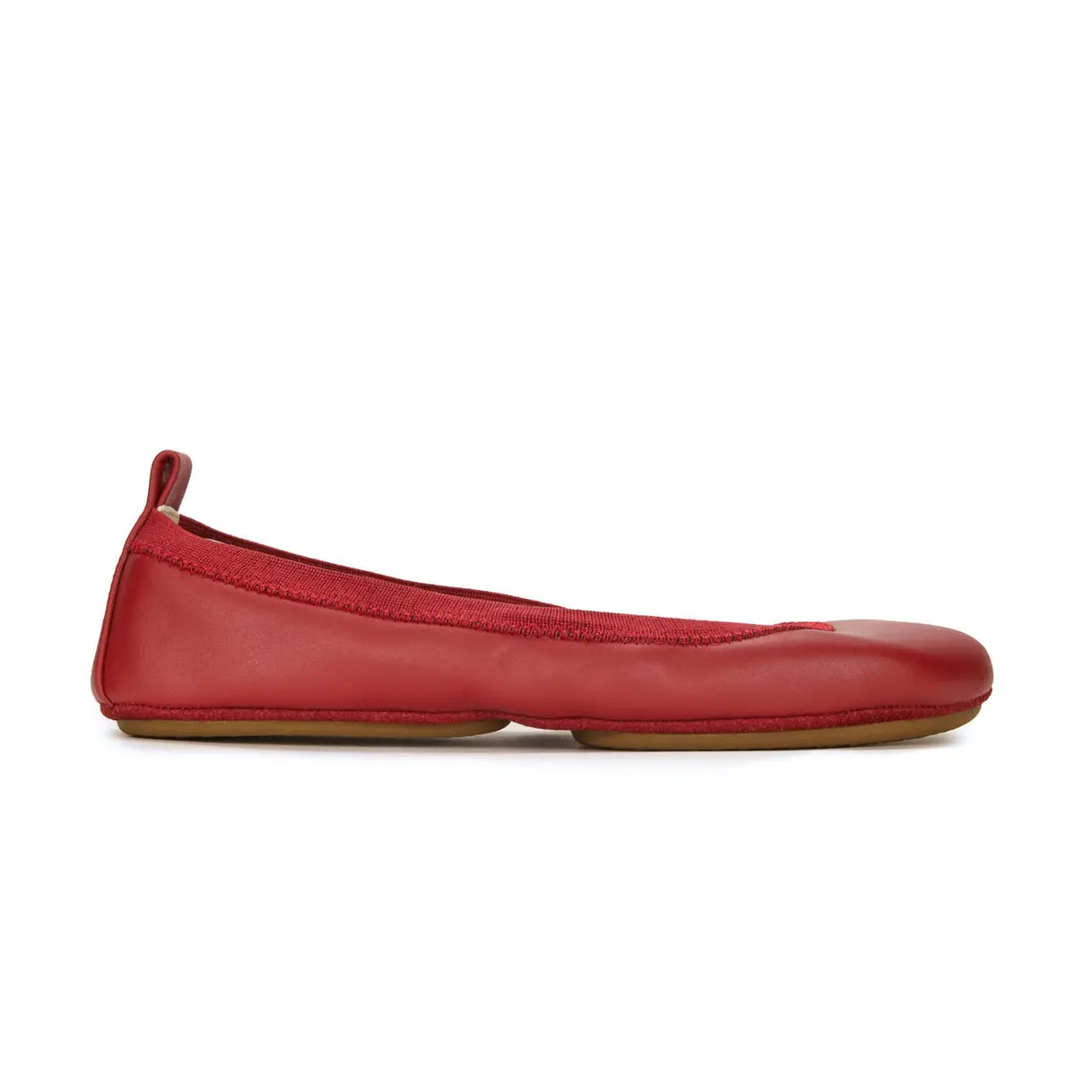 Samara  Ruby Red  Foldable Ballet Shoes