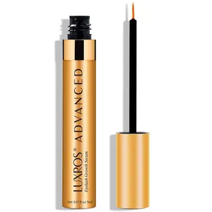 Luxros Advanced Plant-Based Eyelash Growth Serum - Get Thick, Strong Lashes in 3-4 Weeks - No Parabens or PG - 5 ML Lip Mascara Applicator - Gift