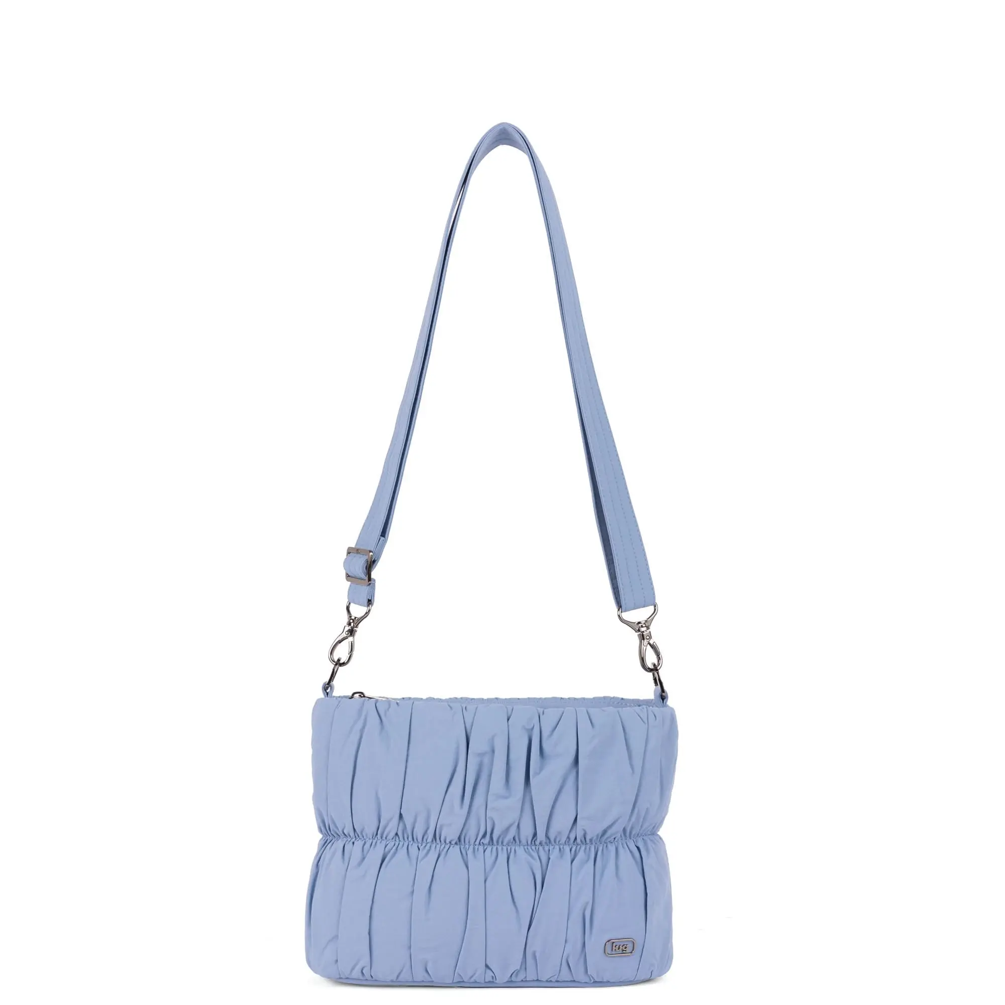 Flounce CloudGo Ruched Crossbody Bag