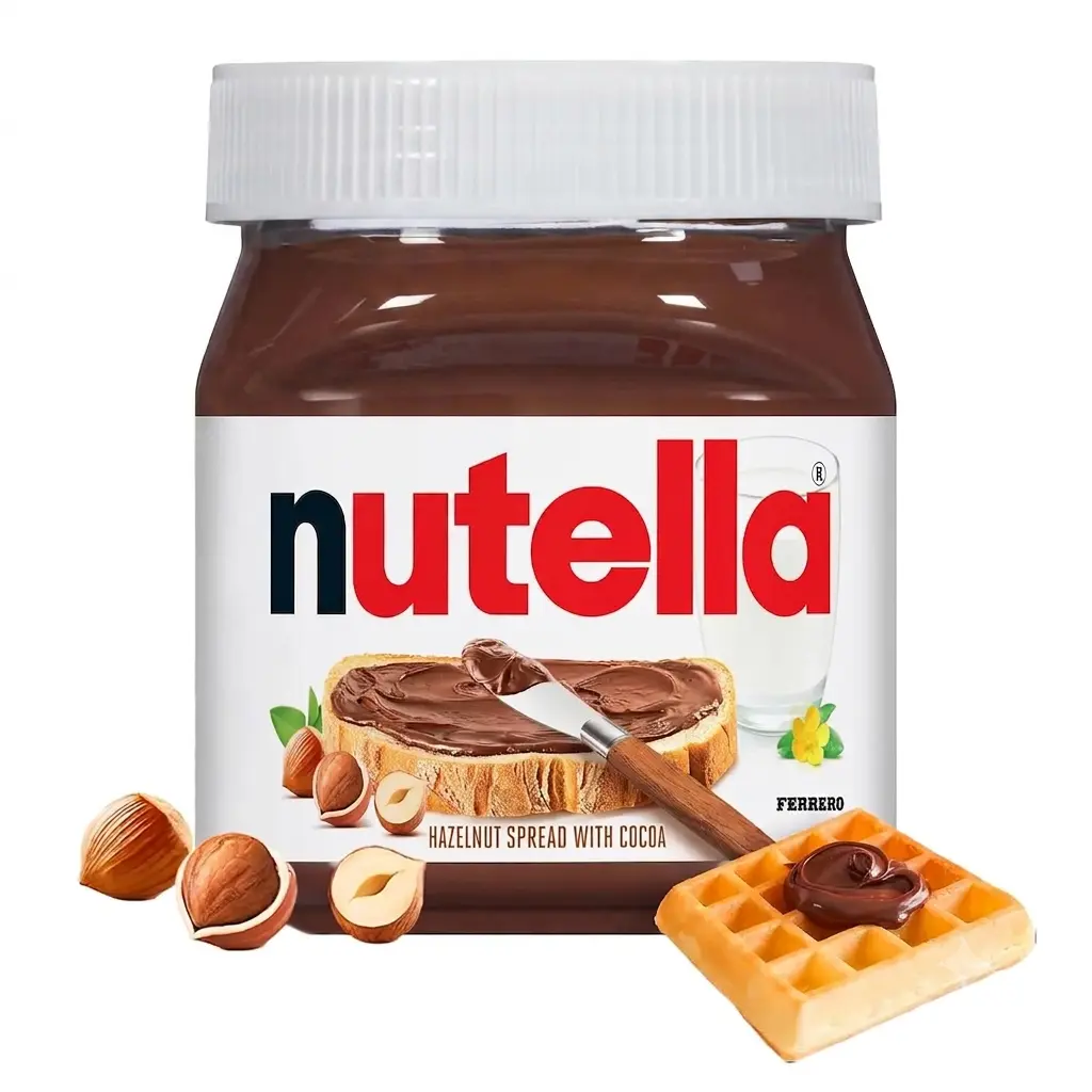 Creamy Chocolate Hazelnut Spread with Cocoa, Sweet topping for breakfast and desserts, 13 oz