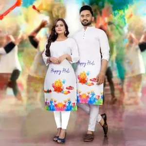 Holi men’s kurta top only