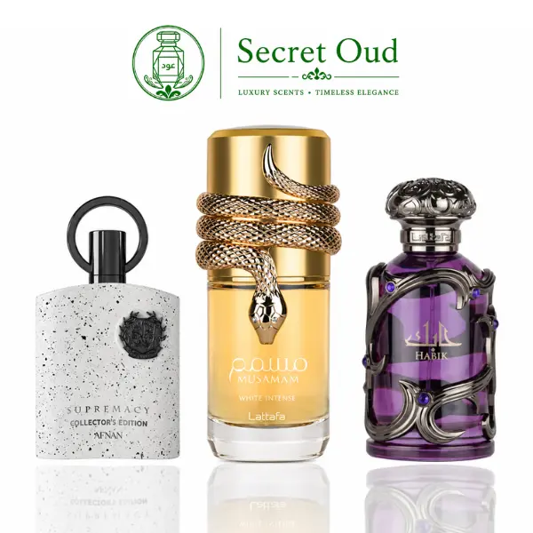 Habik Men + Supremacy Collector's Edition + Musamam White Intense -- 3 piece bundle Fragrances And Perfumes Intense Fragrance