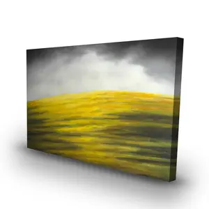 212 MAIN Abstract Wave-Shaped Wall Art - 24x36 in. Yellow Hill Artistic Abstract Shapes Decor, Mindfulness Focus Decoration for Office/Home (C1RC2436WJX8RM), Wave-Shaped Wall Arts