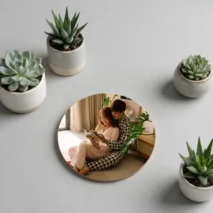 Custom Personalized Round Drink Coaster, Add Your Image, Text, or Logo
