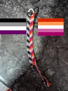 Handmade Identity Bracelet - Cotton Cord Pride Bracelet