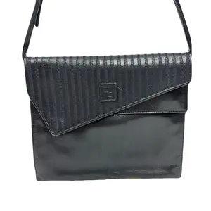 Pre-owned FENDI Leather Crossbody Bags 1990’s Black Crossbody Bag