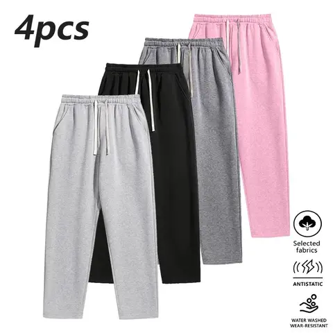 Men's Fitted 4-Season Stylish Casual Pants - Activewear for Athletic, Outdoor Ready Use
