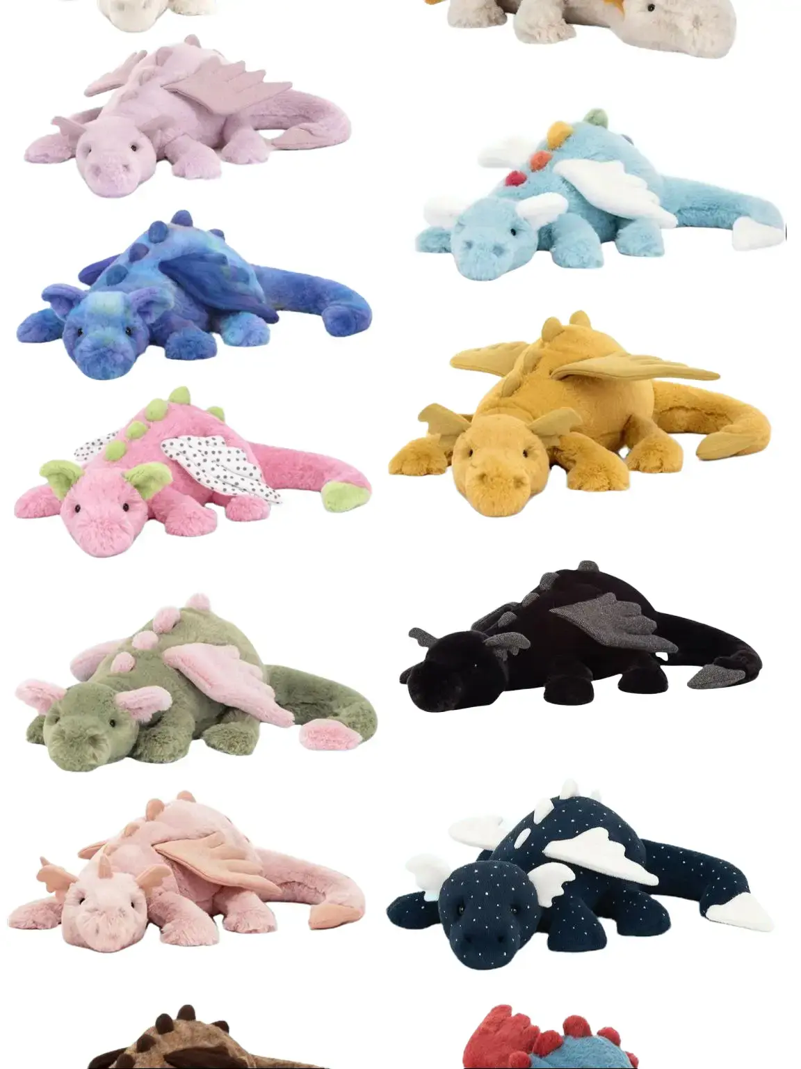 JellyCat Dragon Zodiac Plush Toy Cute Cuddly Stuffed Companion Gift