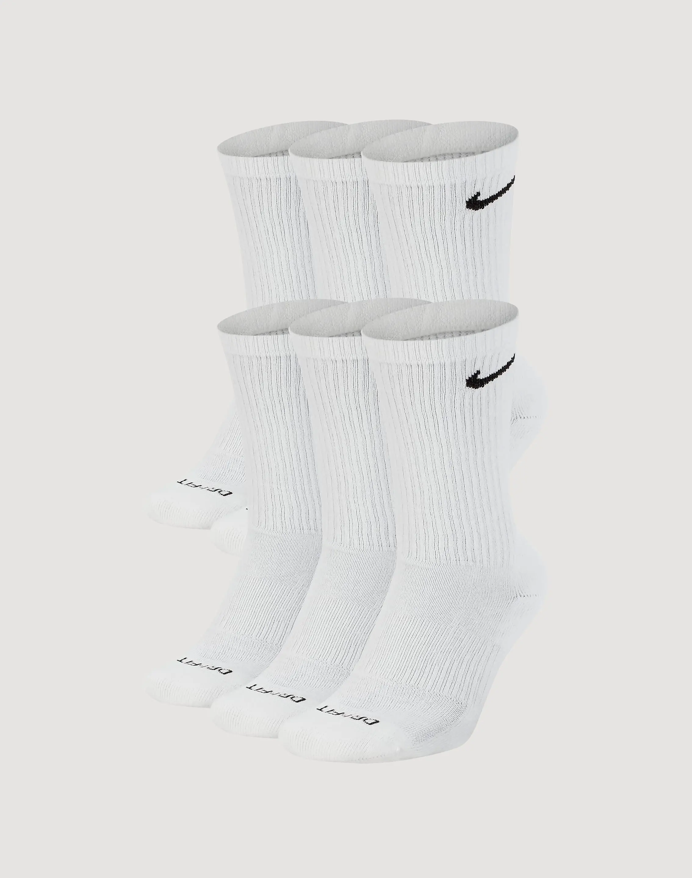 Mens Nike Everyday Cushioned Crew Socks 6-Pack