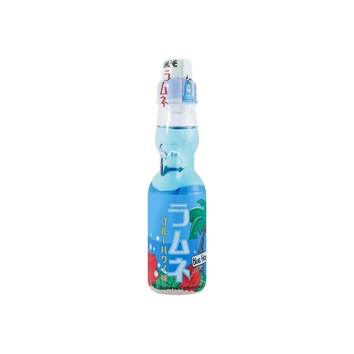 MIYAKO Japanese Ramune Soda - Blue Hawaii Flavor, 200ml Bottle - Refreshing Tropical Drink MIYAKO Japanese Ramune Soda - Blue Hawaii Flavor, 200ml Bottle - Refreshing Tropical Drink