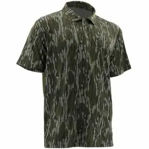 Men’s Fishing & Golf Polo | Drift Performance Bottomland Camo Shirt | Perfect outdoors for men