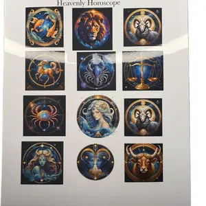 Custom letter size uncut custom made sticker sheets