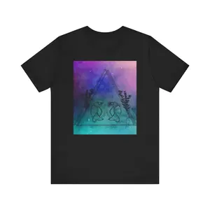 Cancer Trippy Galaxy Zodiac Short Sleeve Tee Cotton Fabric favorite shirts