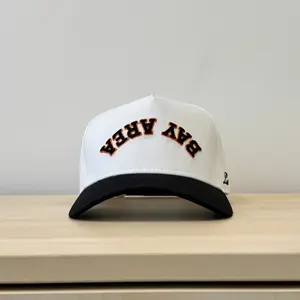 Bay Area Downside Up - Black/Orange Hat