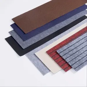 5pcs/10pcs PVC Self-Adhesive Stair Mats, DIY Reusable Adsorption Carpets, Non Slip Rug, 8.66x27.56 Inches, 4mm Thick, Suitable for Home & Commercial Use
